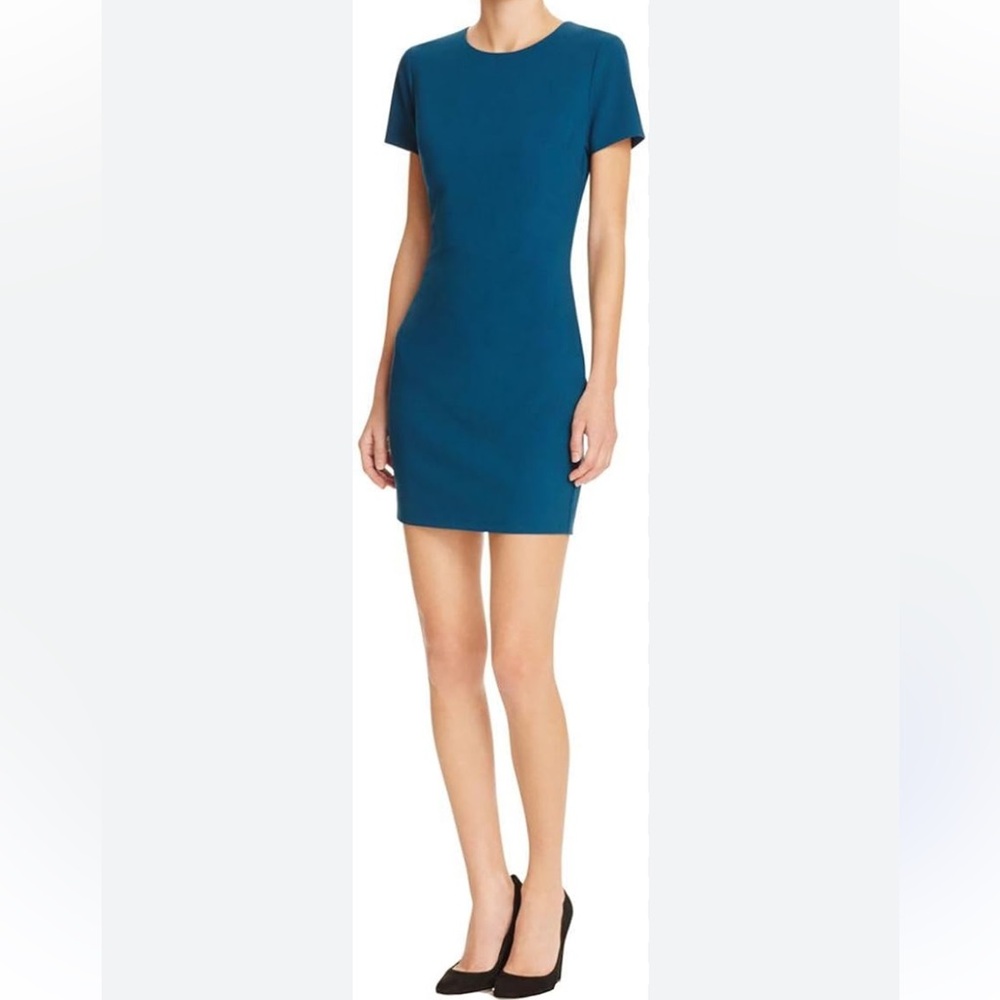 Likely Manhattan teal  Mini Dress 0